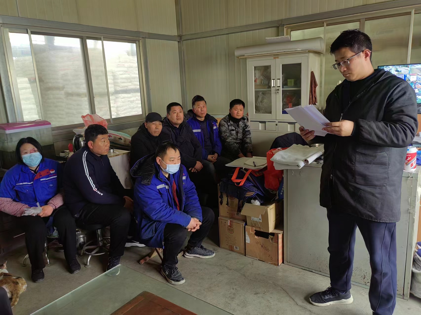 鼎盛国际 2024年“开工复产第一课”_鼎盛国际_HDPE土工膜_喷糙土工膜_复合土工膜